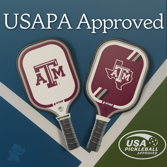 🏓 Pickleball Racquet – Texas A&M ❤️🤍
