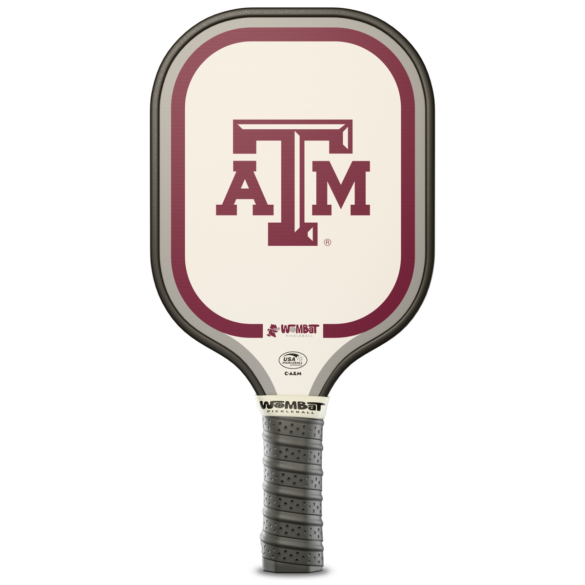 🏓 Pickleball Racquet – Texas A&M ❤️🤍